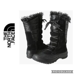 🦋North Face Nupse Purna Women’s Waterproof Faux Fur Suede Insulated Boot🦋